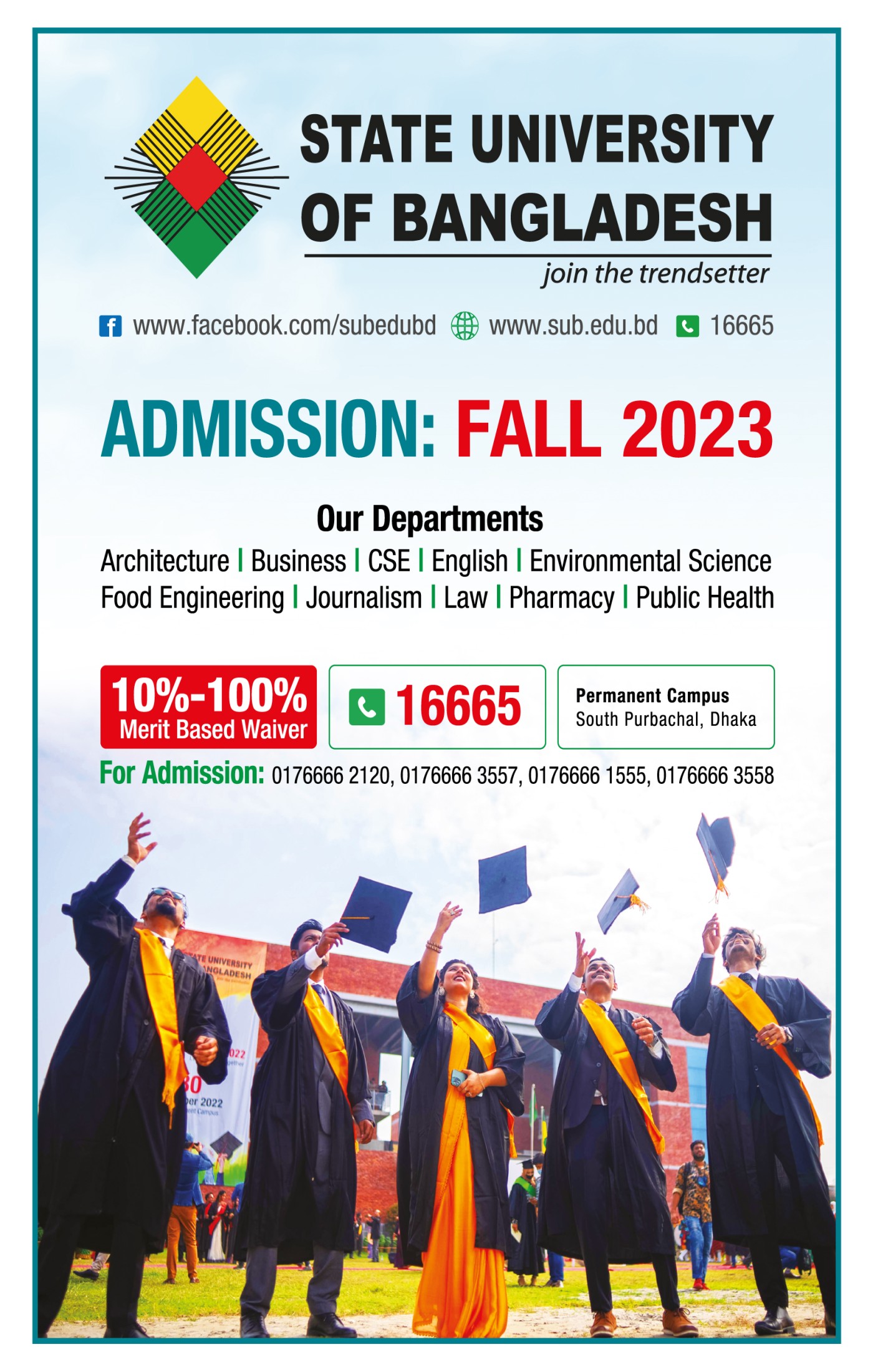 admission page