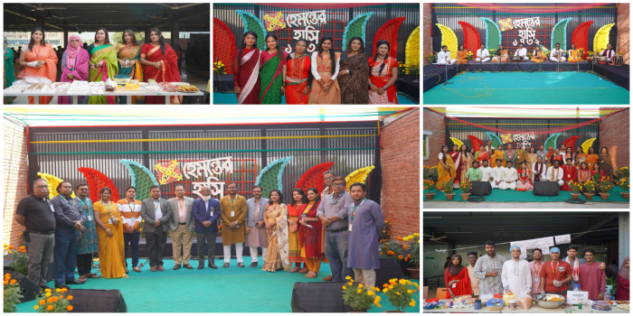 স্টেট ইউনিভার্সিটি অব বাংলাদেশে উৎসবমুখর পরিবেশে পালিত হলো ‘নবান্ন উৎসব ১৪৩২’